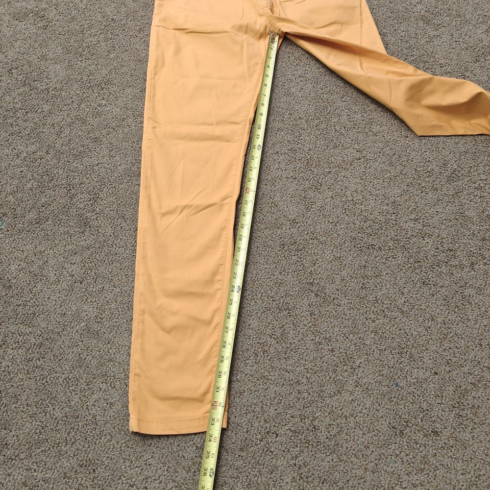 MARCO PESCAROLO Mens Pants 35 Peach Cotton Silk Quiet Luxury - Picture 12 of 16
